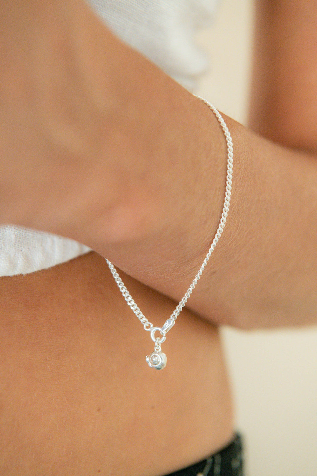 Deux Lions -  Bracelet L'Escargot en Argent