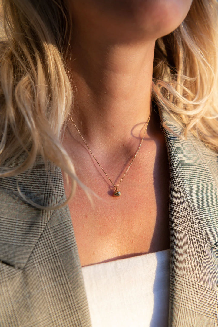 Deux Lions -  Collier L'Olive en Or