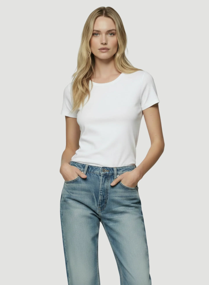 Majestic Filatures - T-shirt col rond Soft Touch