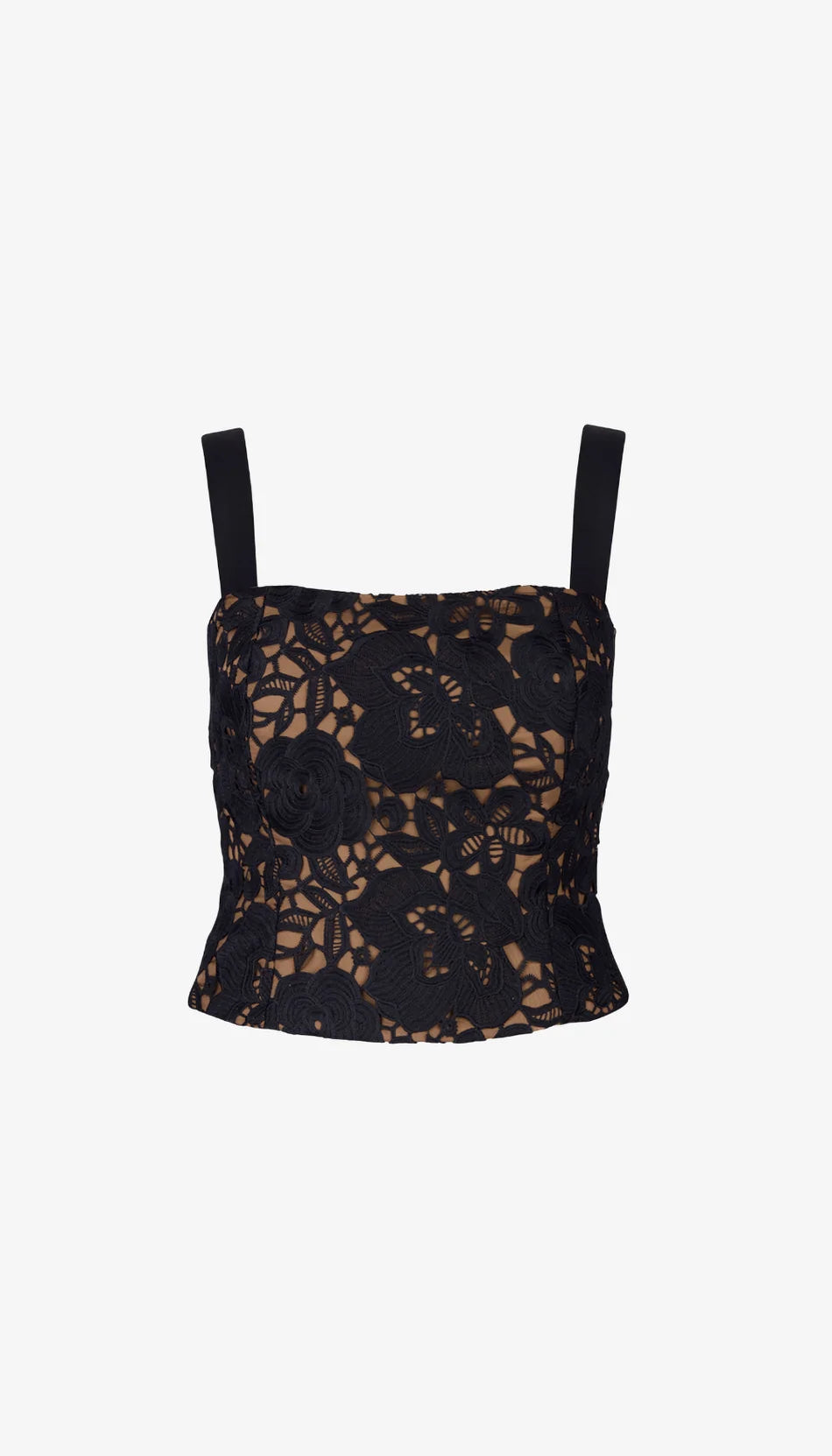 Smythe - Bustier en dentelle à bretelles amovibles