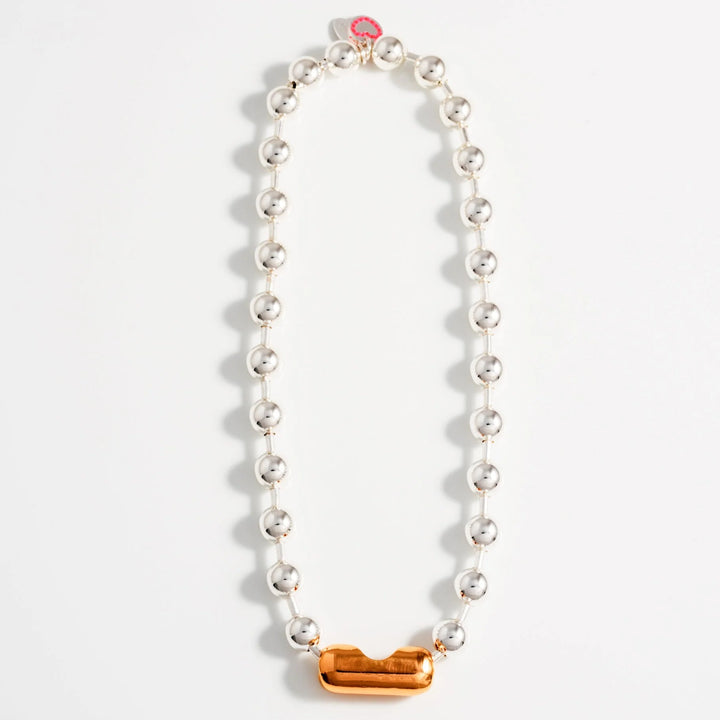 Mademoiselle Jules - Collier Electrum en Argent 16''