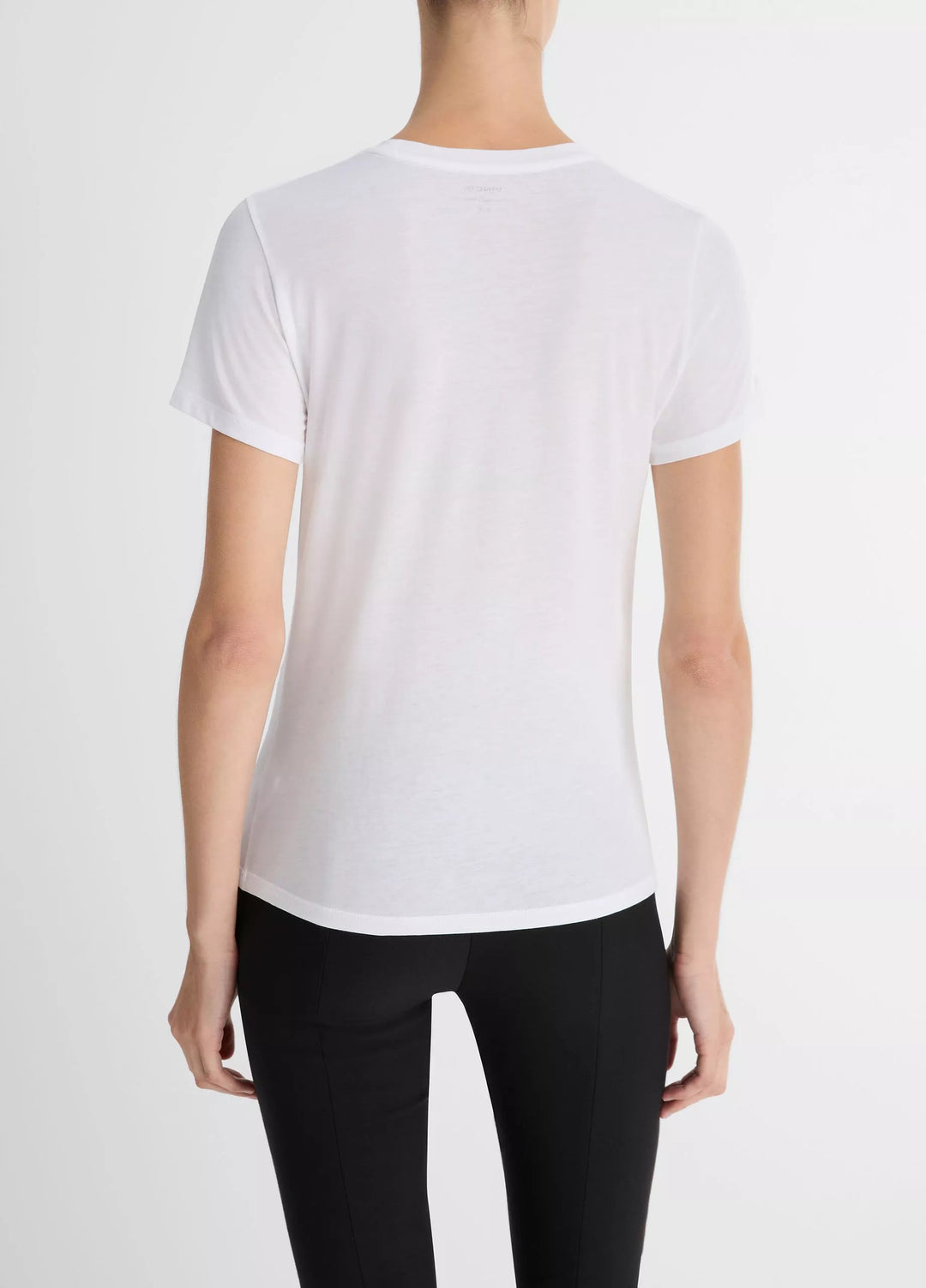 Vince - T-shirt Ras du Cou Essentiel en Coton Pima
