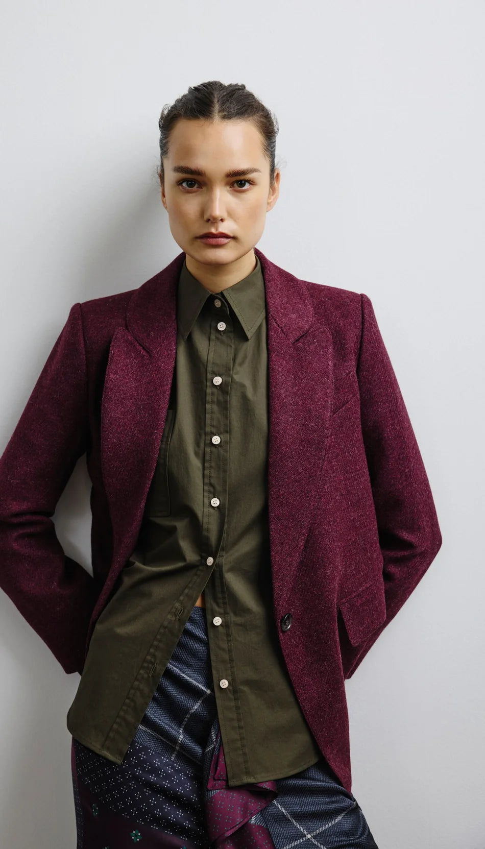 Smythe - Blazer surdimensionné à longs revers