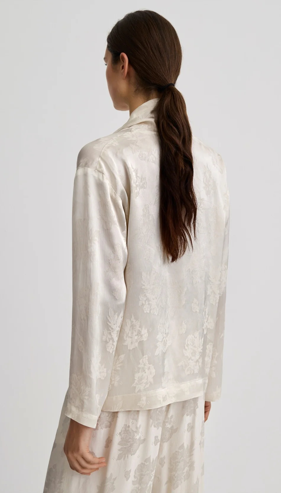 Smythe - Blouse à col drapé