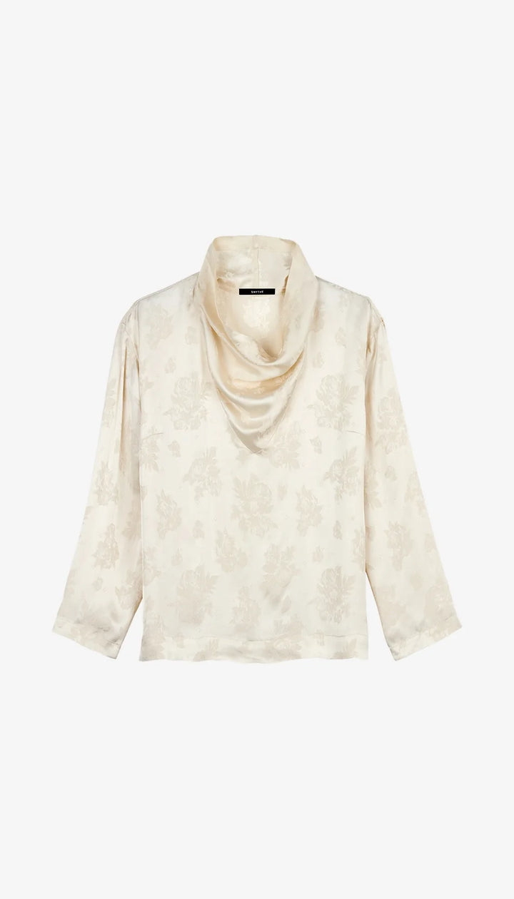 Smythe - Blouse à col drapé