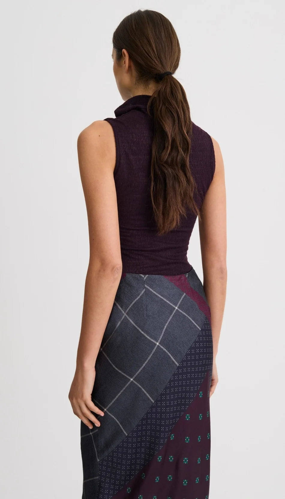 Smythe - Blouse en maille à col drapé