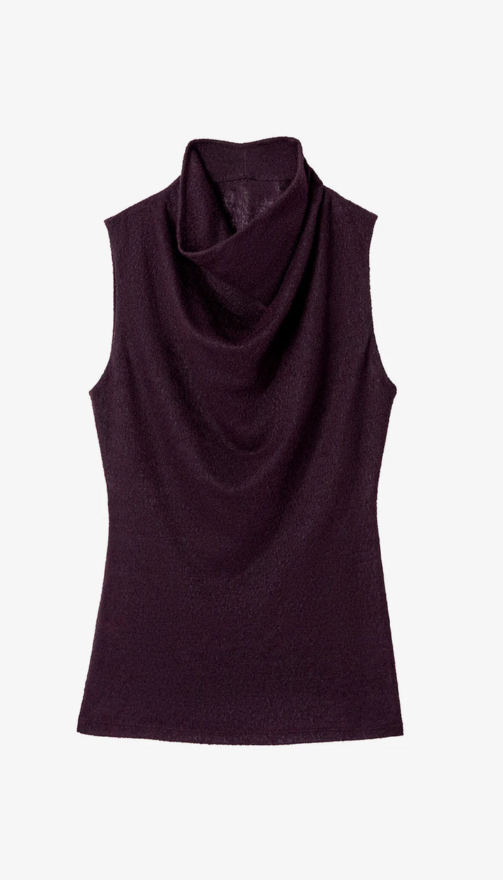 Smythe - Blouse en maille à col drapé