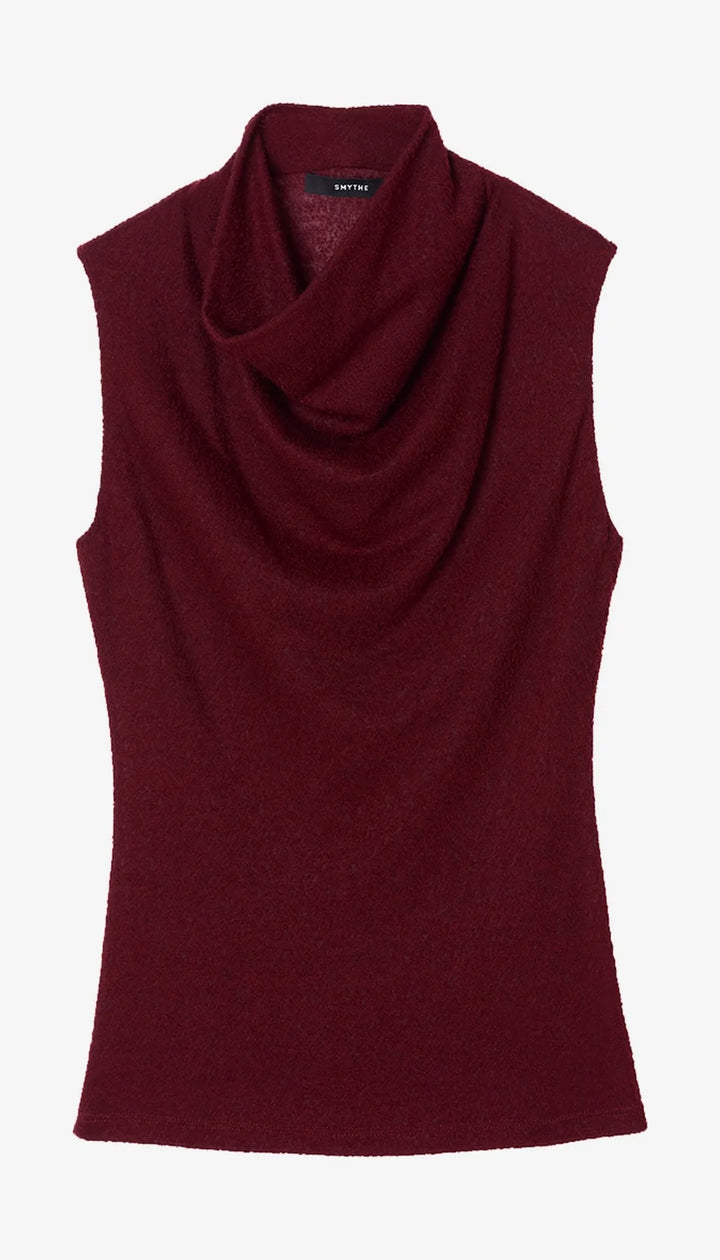 Smythe - Blouse en maille à col drapé