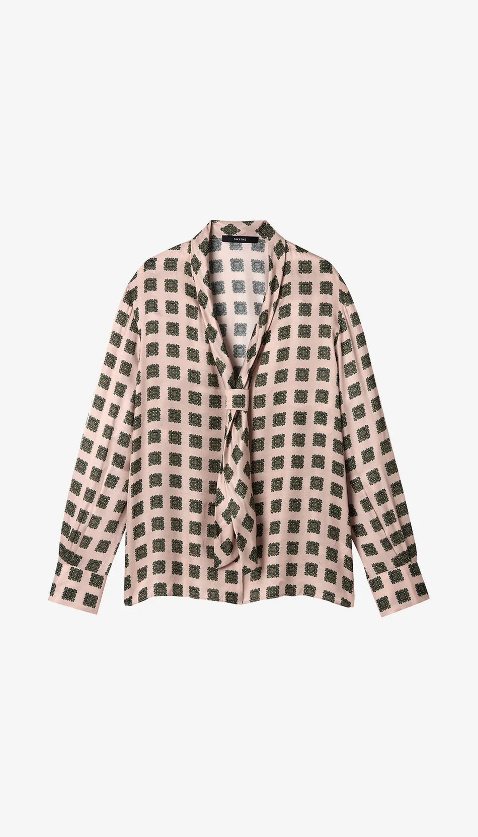 Smythe - Blouse à col en V avec lien à nouer