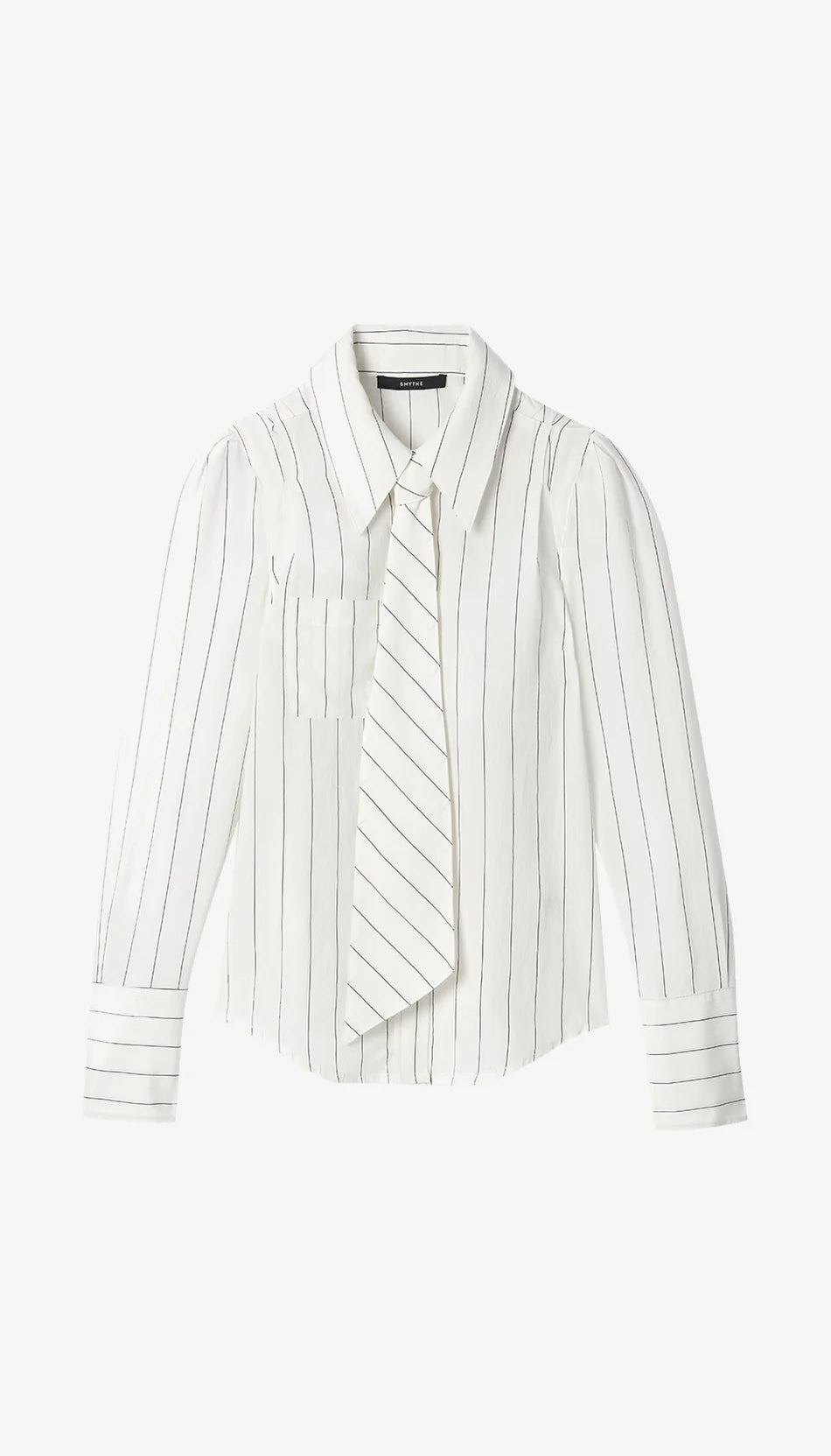 Smythe - Chemise à pli creux avec lien à nouer au cou