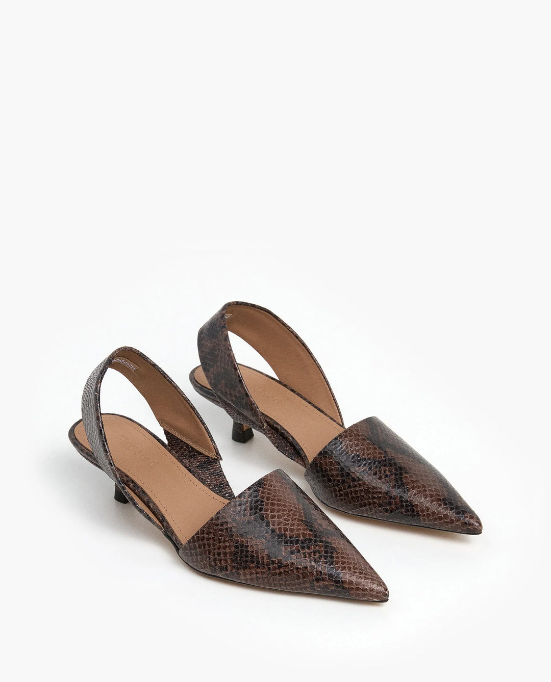 Flattered - Talons  en cuir effet serpent Ninni