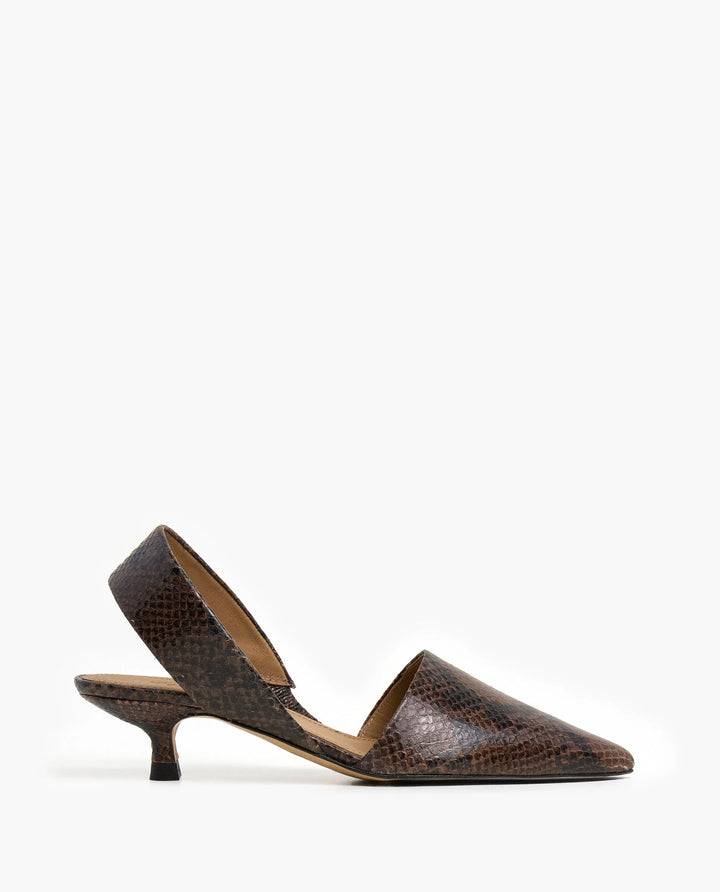 Flattered - Talons  en cuir effet serpent Ninni