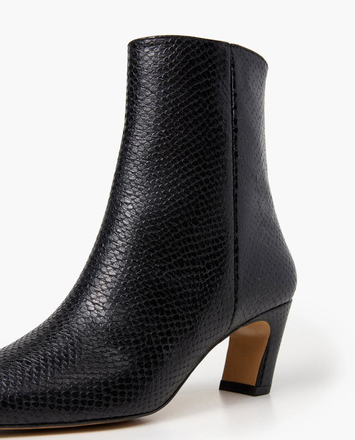 Flattered - Bottes Xena en cuir effet serpent