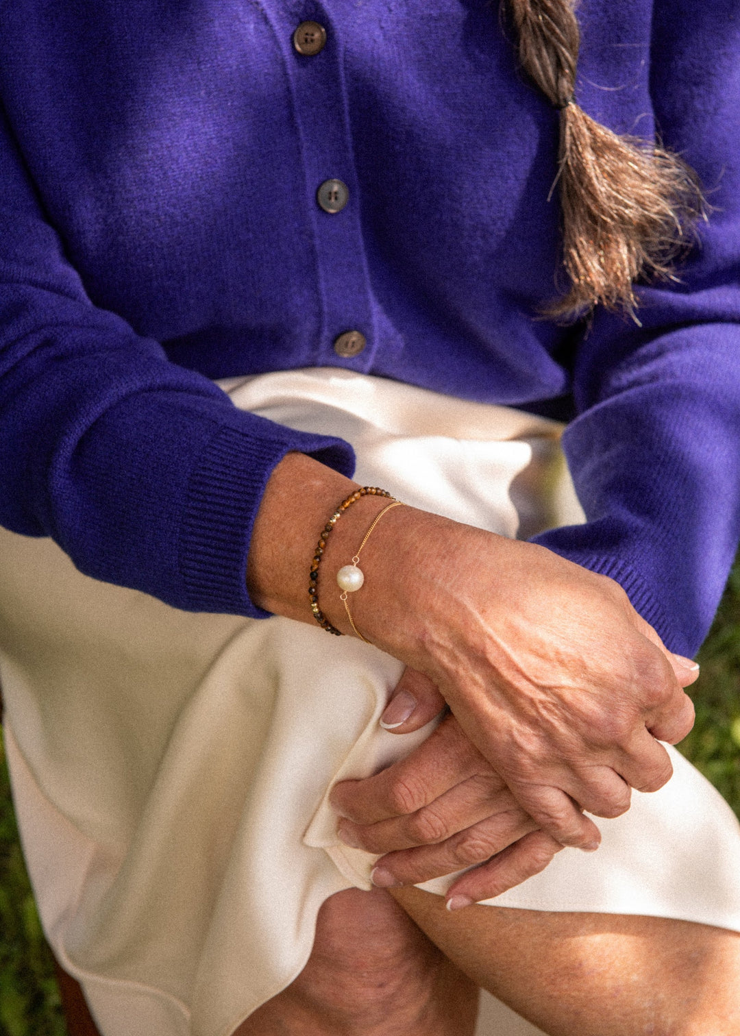 Flora - Bracelet Nocciola