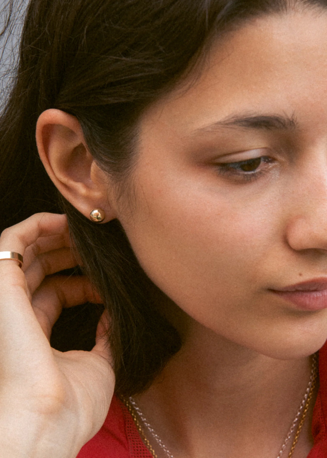 Flora - 8 mm Gold Filled Ball Earrings