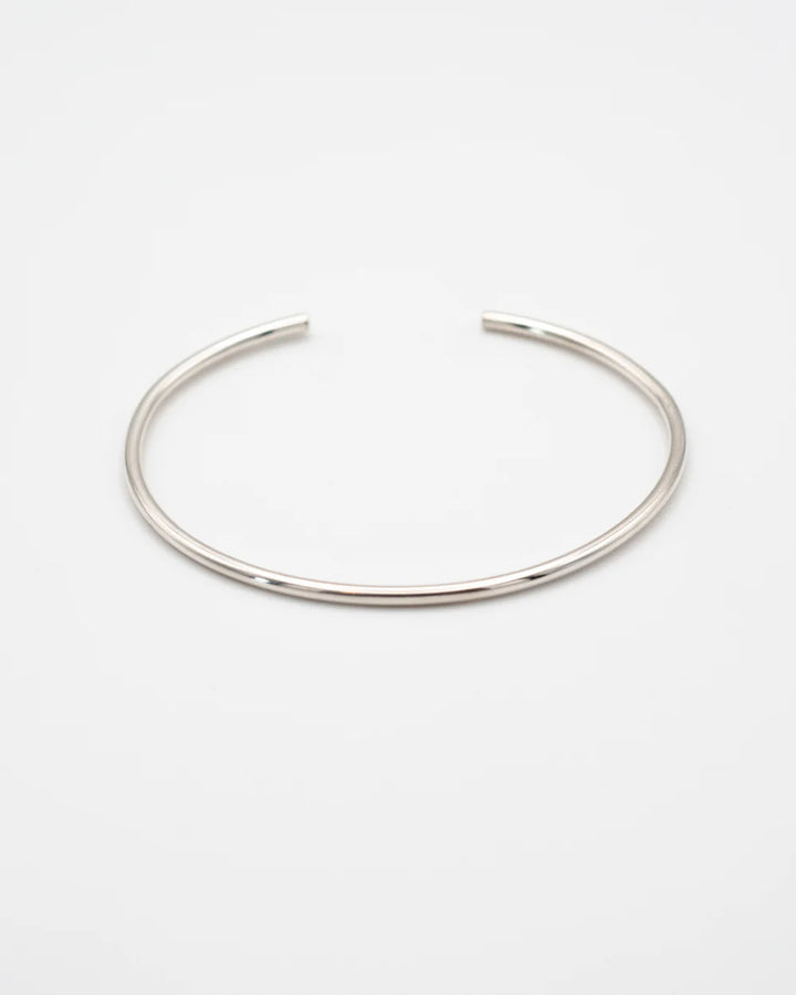 Flora - Bracelet Rigido Argento