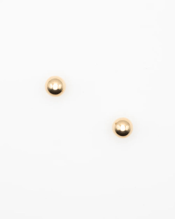 Flora - 8 mm Gold Filled Ball Earrings