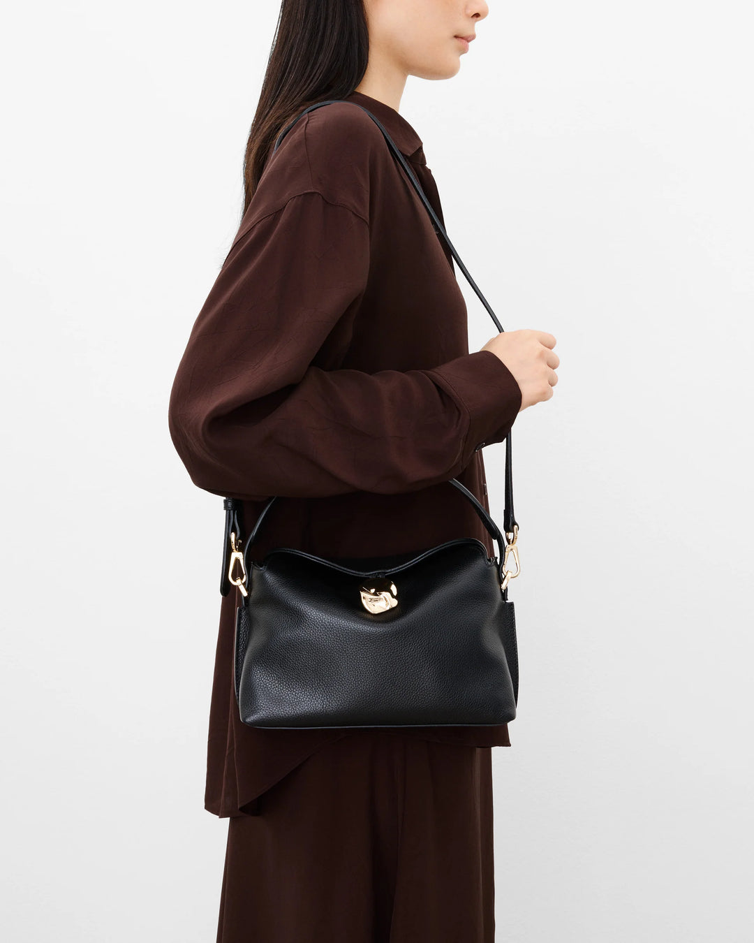 Flattered - Mini Sac Hanna en cuir