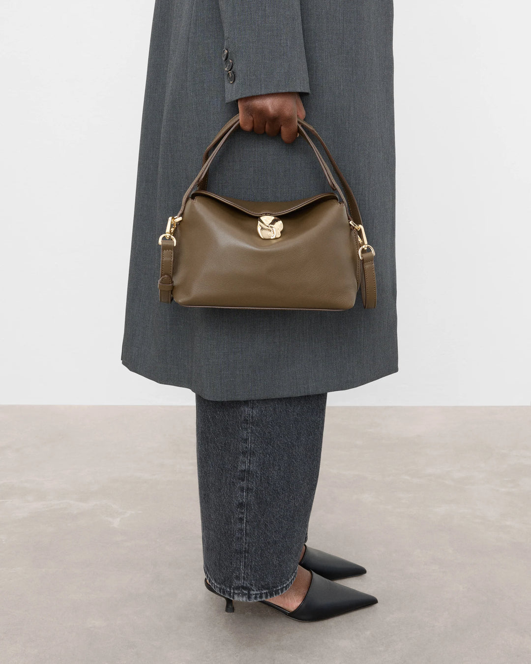 Flattered - Mini Sac Hanna en Cuir