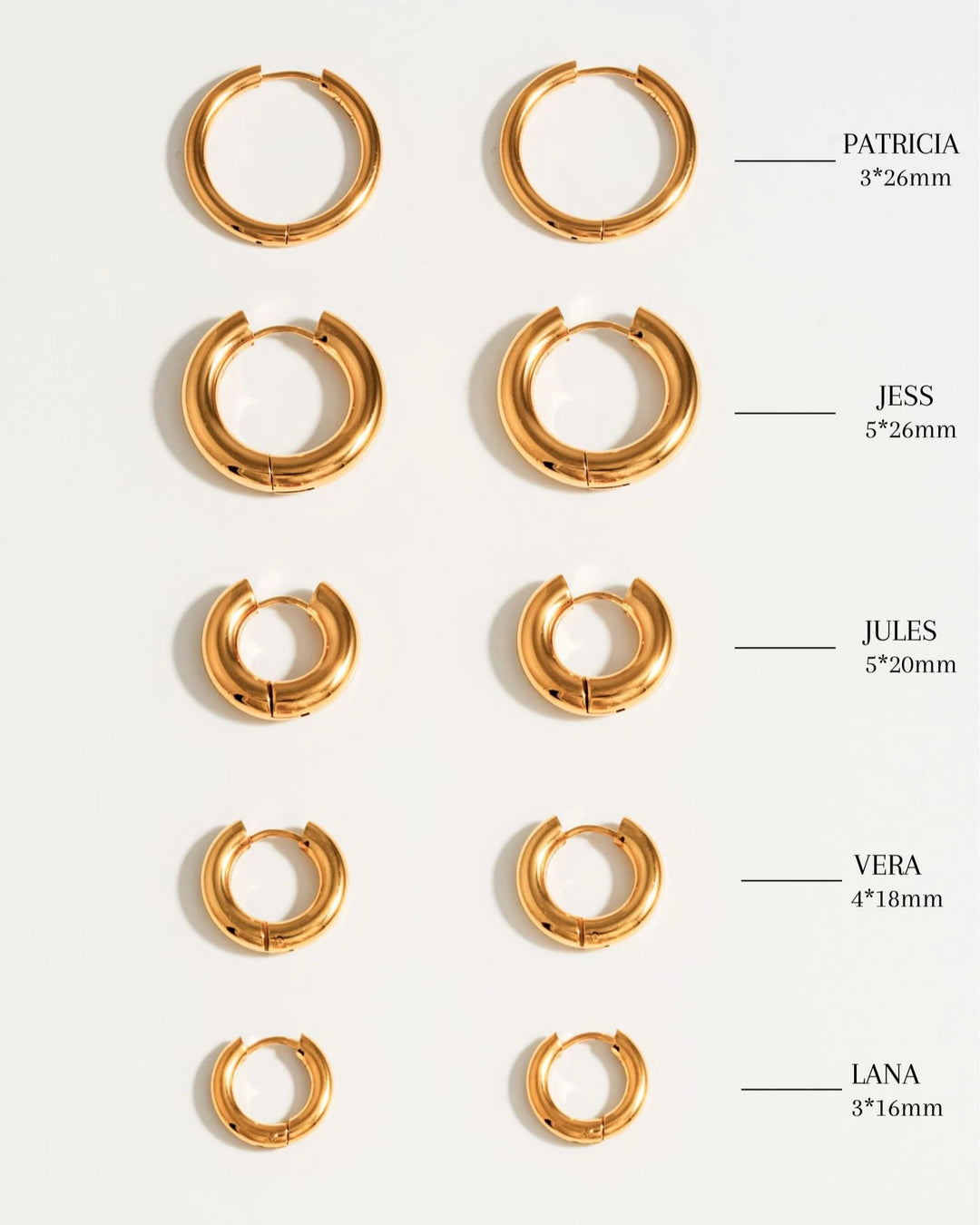 Mademoiselle Jules - Anneaux Lana en Or