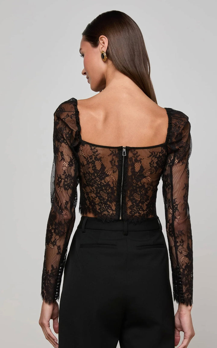 L'Agence - Haut Bustier En Dentelle Lori