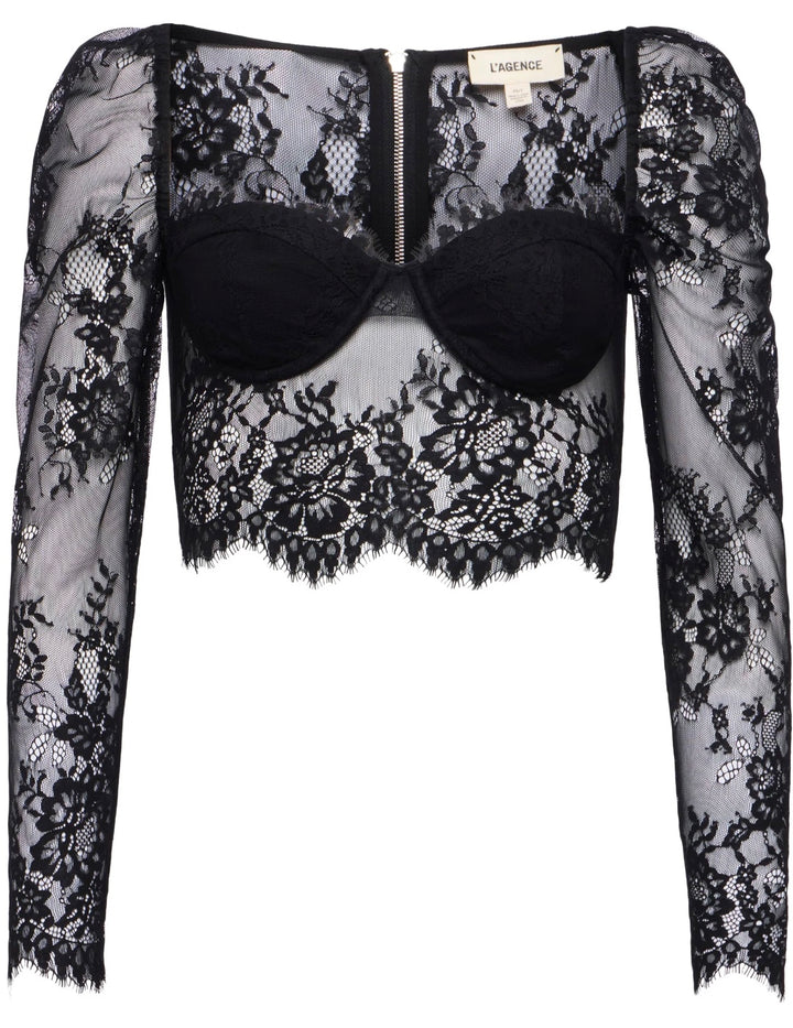 L'Agence - Haut Bustier En Dentelle Lori