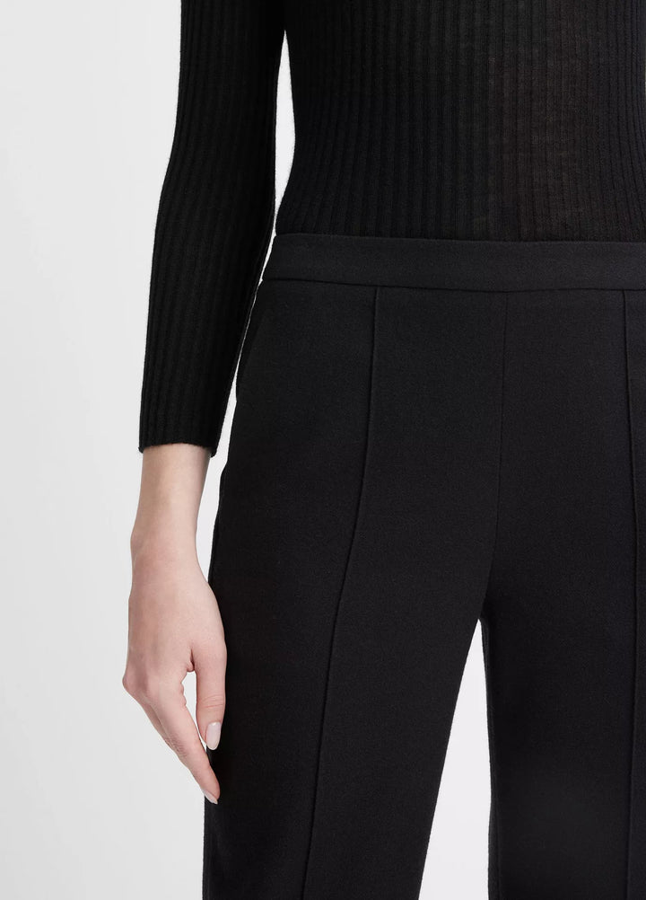 Vince - Brushed Wool Mid Rise Easy Pull On Pant