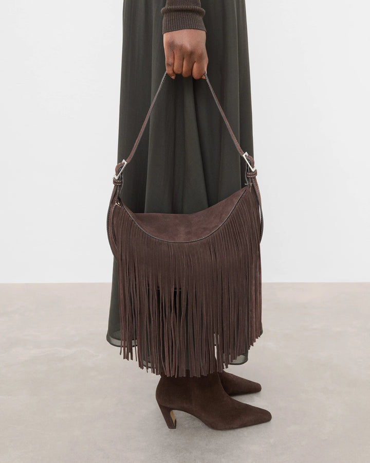 Flattered - Sac Bandoulière Ivy Cross En Daim