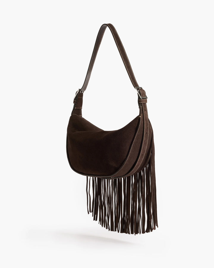Flattered - Sac Bandoulière Ivy Cross En Daim
