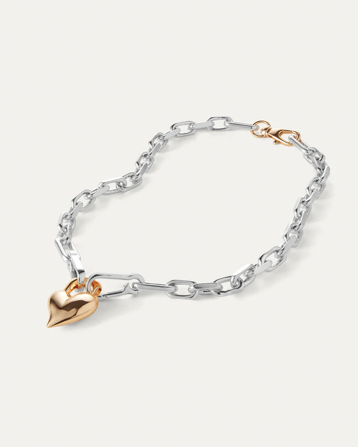 Jenny Bird - Collier Pendentif Padlock Heart