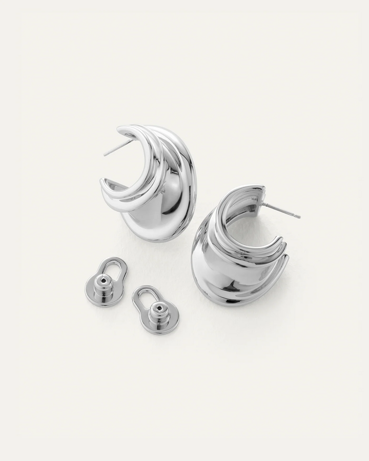 Jenny Bird - Boucles d'oreilles Leona en Argent