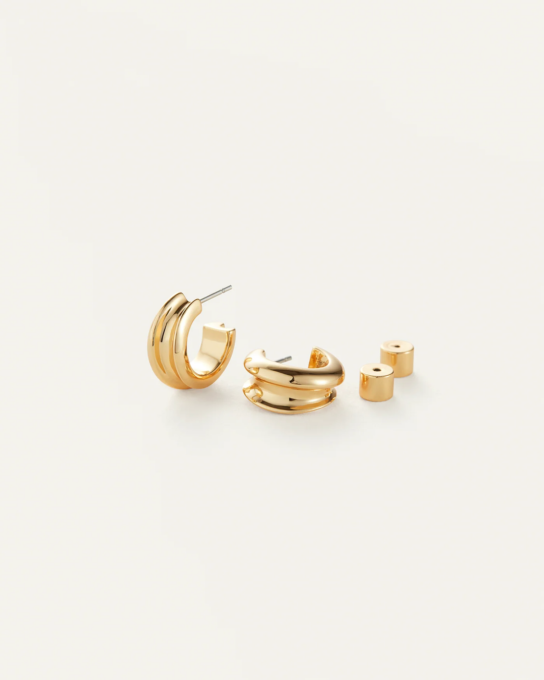 Jenny Bird - Boucles d'oreilles Mini Lennon en Or