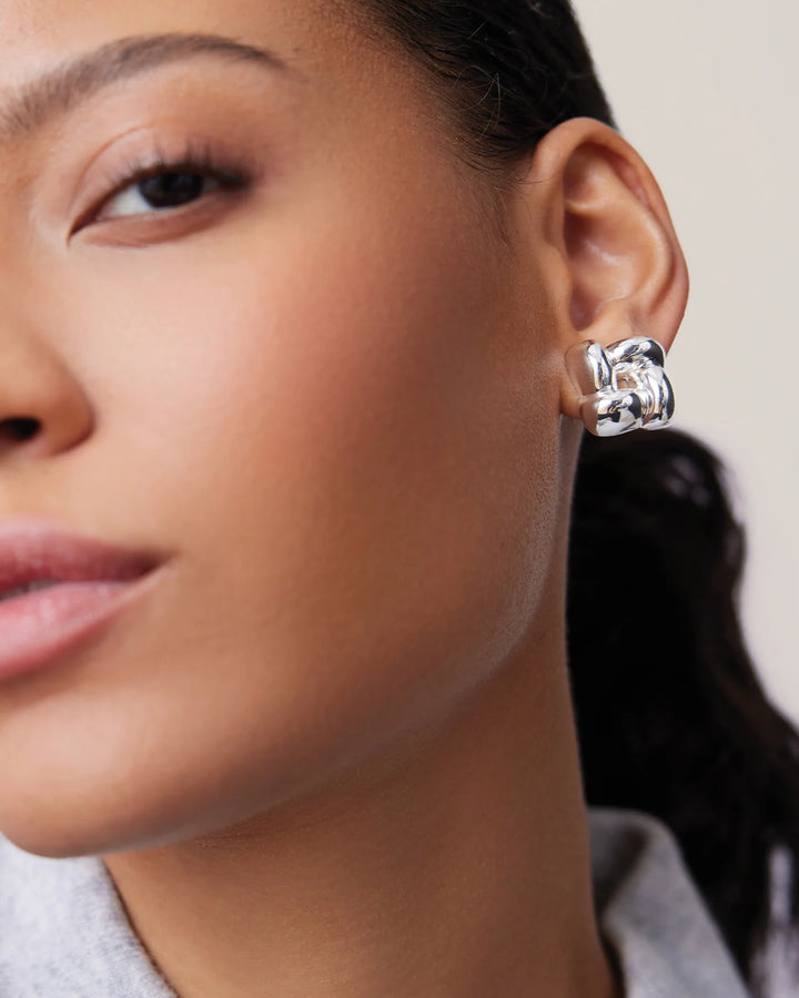 Jenny Bird - Boucles D'oreilles Small Woven Square