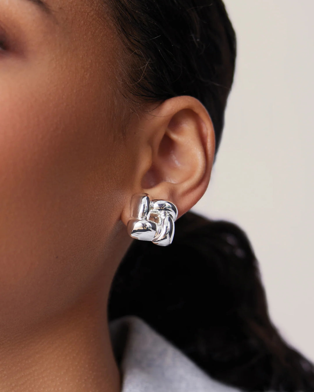 Jenny Bird - Boucles D'oreilles Small Woven Square