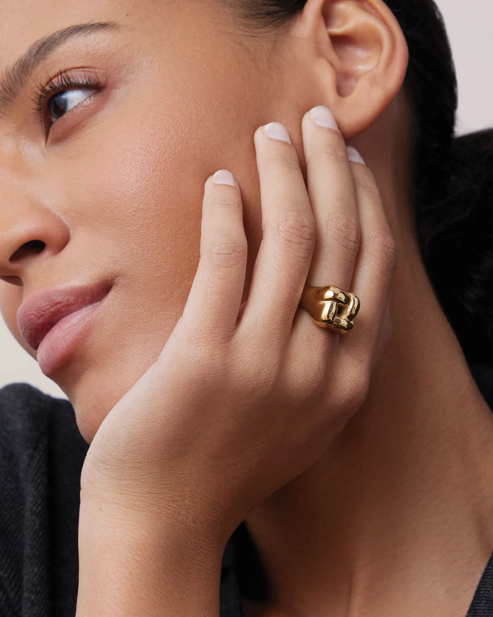 Jenny Bird - Bague Woven Square