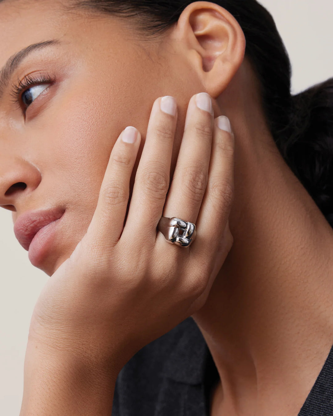 Jenny Bird - Bague Woven Square