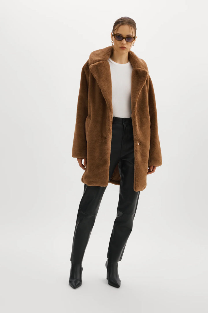 Lamarque - Manteau en Fausse Fourrure Linnea