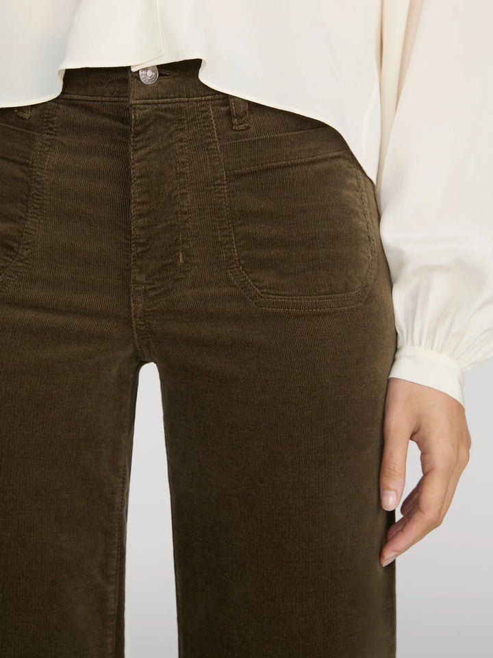 Frame - Pantalon Le Slim Palazzo Modernist Corduroy