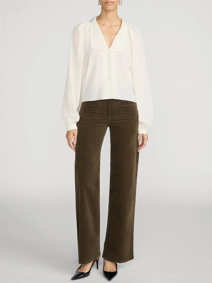 Frame - Pantalon Le Slim Palazzo Modernist Corduroy