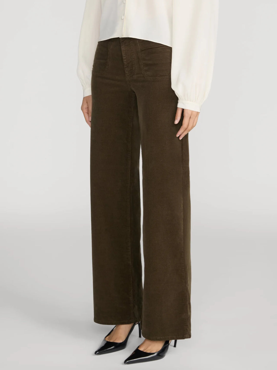 Frame - Pantalon Le Slim Palazzo Modernist Corduroy