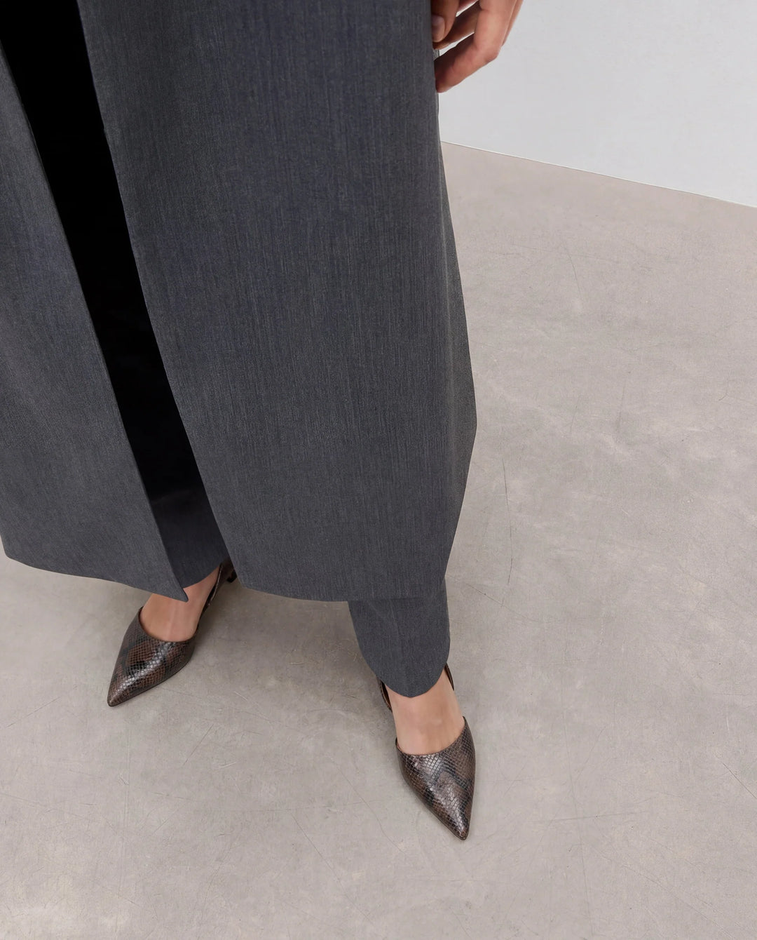 Flattered - Talons  en cuir effet serpent Ninni