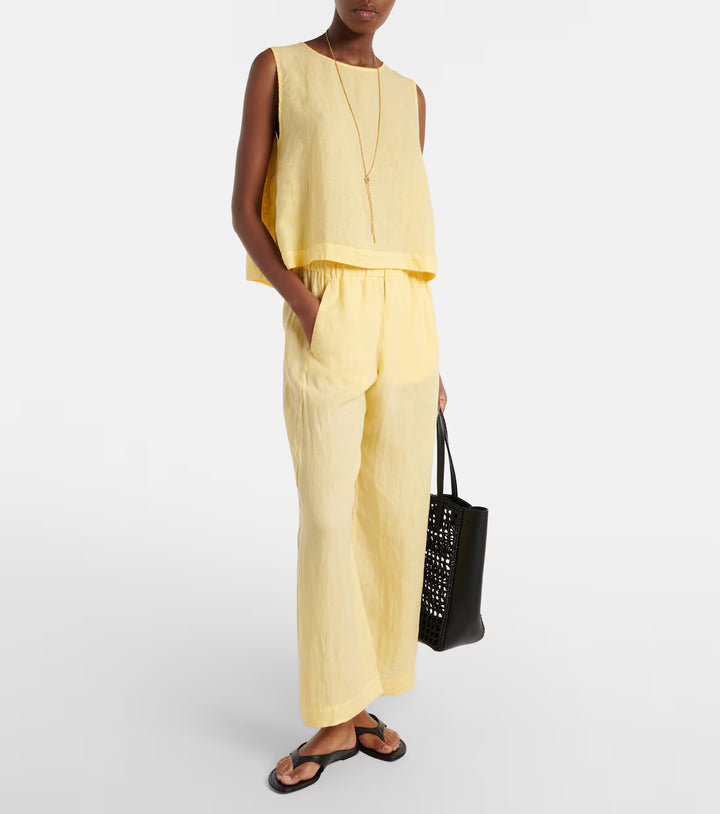 Velvet - Pantalon en lin Lola