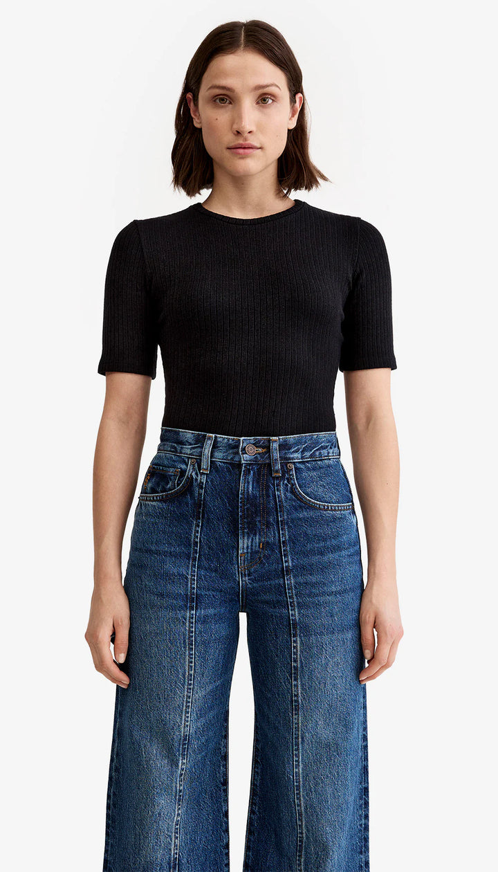 Smythe - Pull en maille à col rond, manches au coude