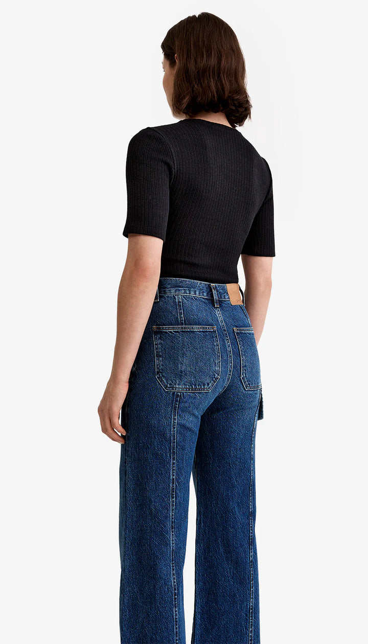 Smythe - Pull en maille à col rond, manches au coude