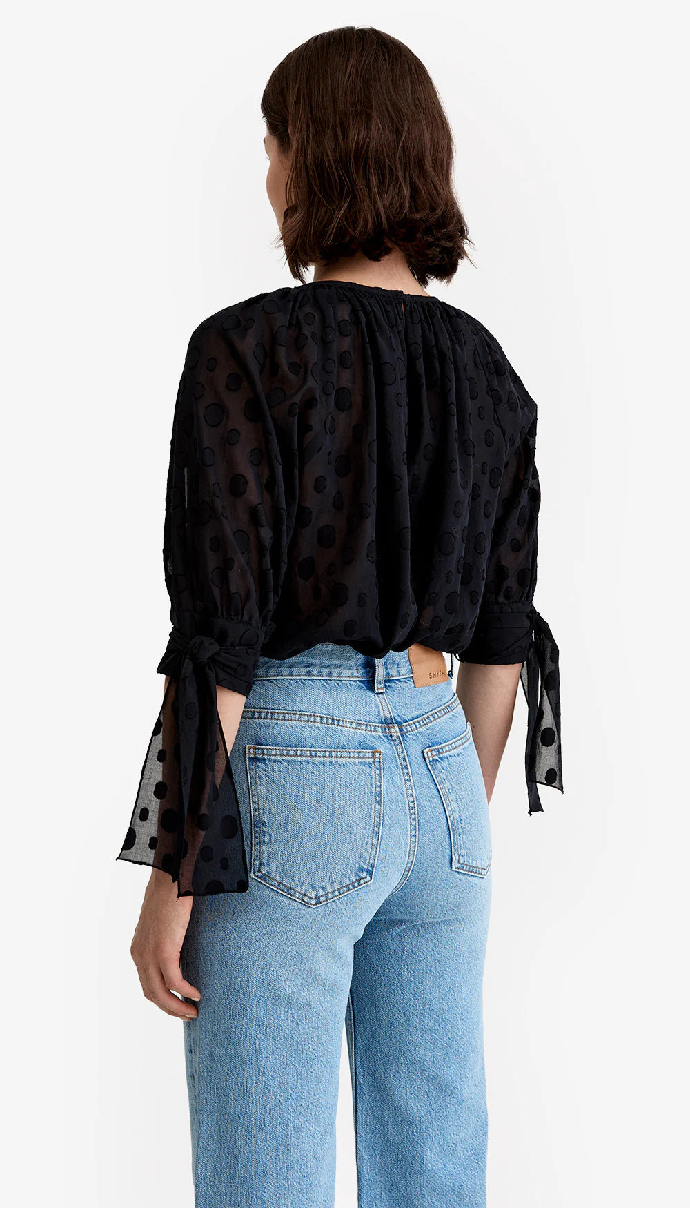 Smythe - Blouse à manches nouées