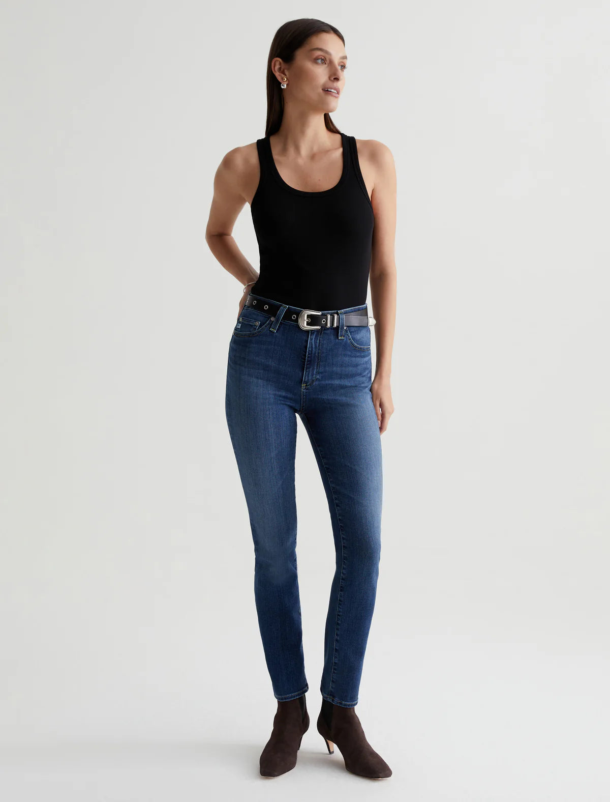 Mari High-Rise Slim Straight – Boutique Billie
