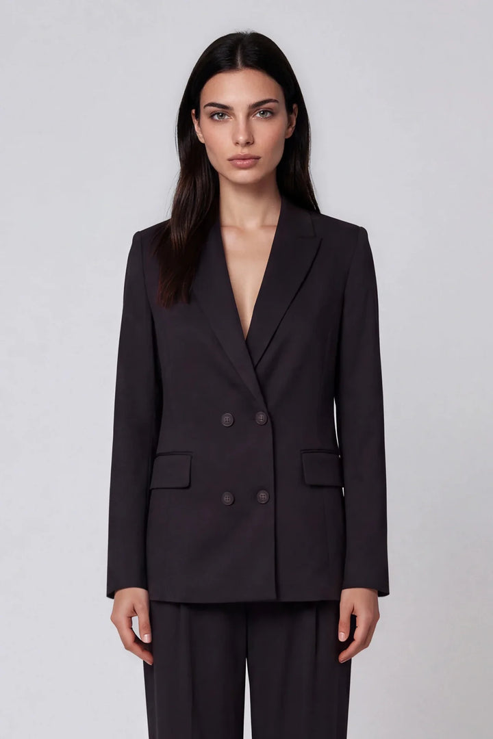 Pure &amp; Simple - Blazer croisé en satin