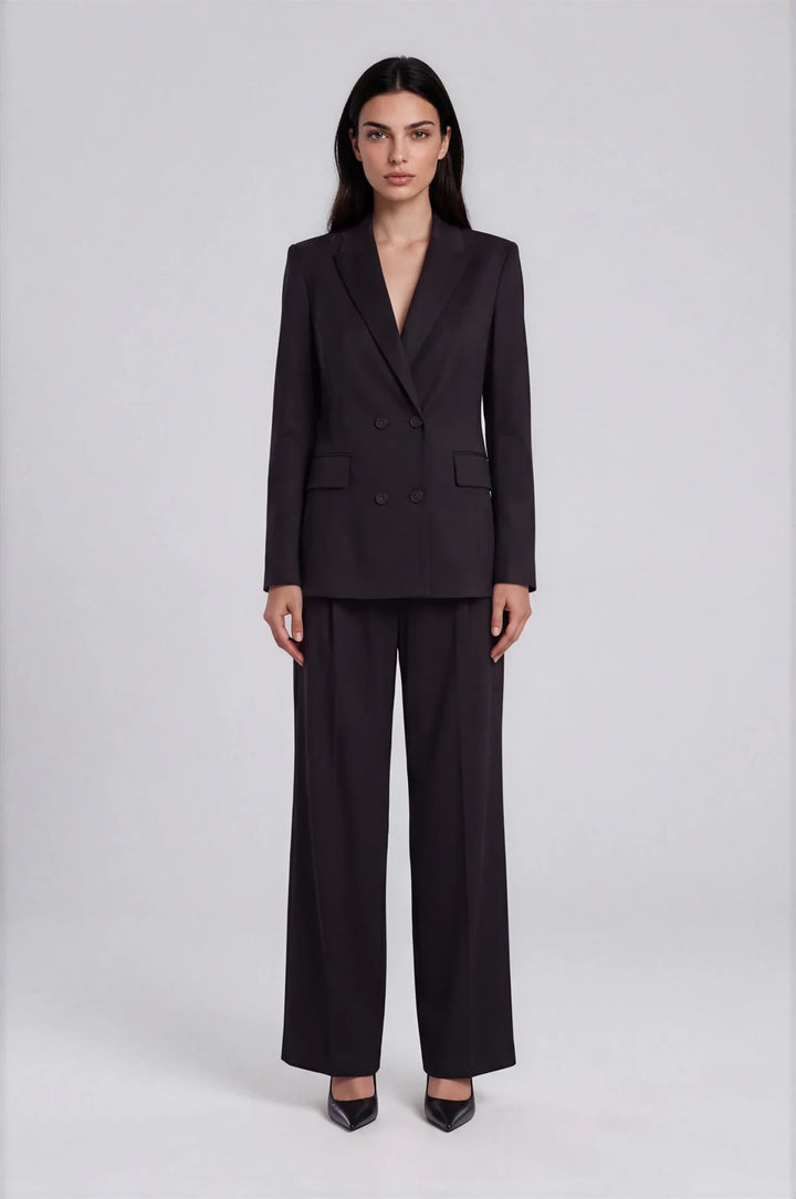 Pure &amp; Simple - Blazer croisé en satin