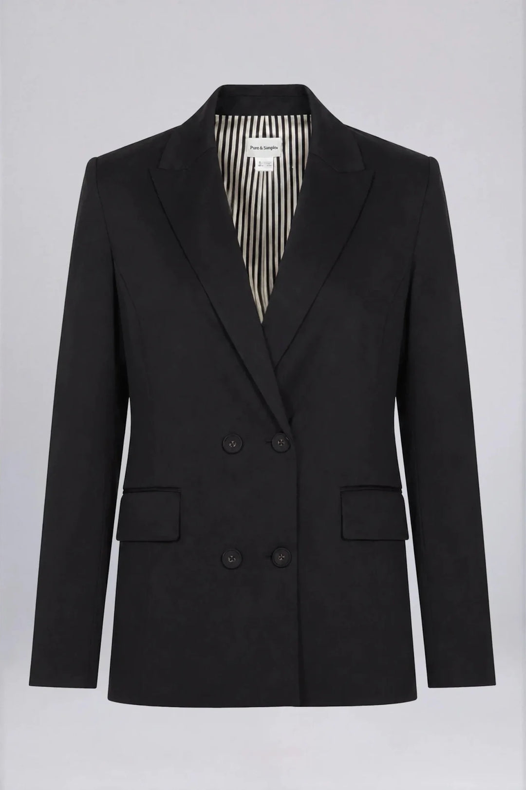 Pure &amp; Simple - Blazer croisé en satin
