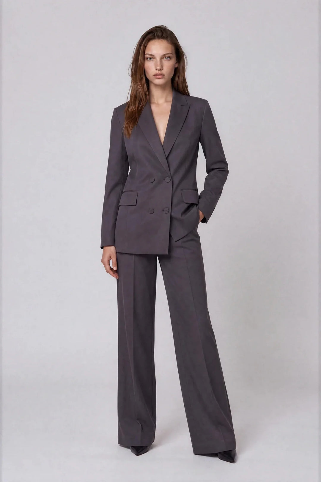 Pure &amp; Simple - Blazer croisé en satin